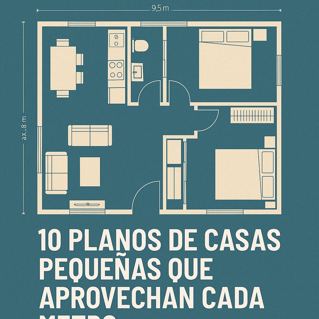 10 Planos de Casas Pequeñas que Aprovechan Cada&nbsp;Metro