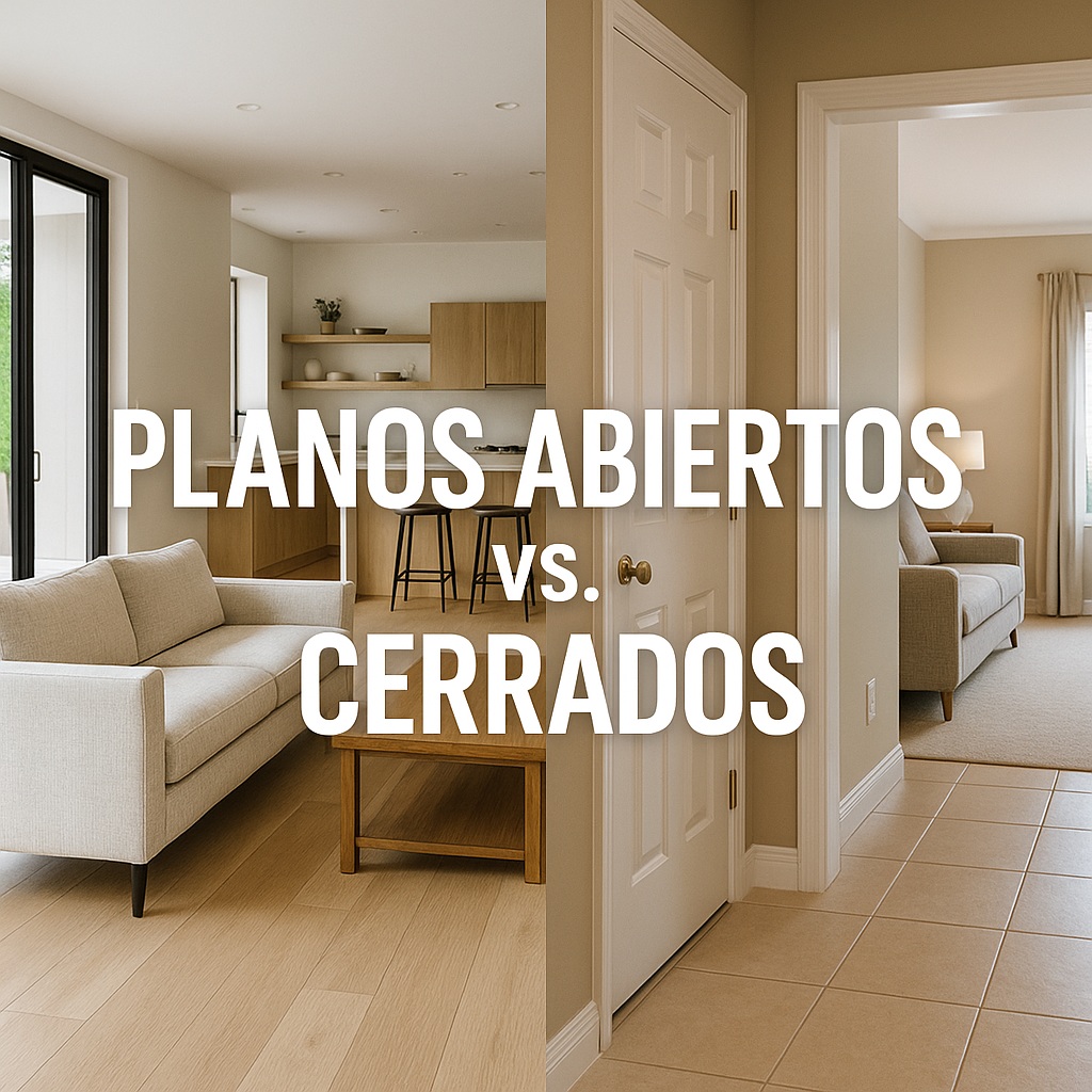 Planos Abiertos vs. Cerrados: ¿Cuál Es Mejor para&nbsp;Ti?