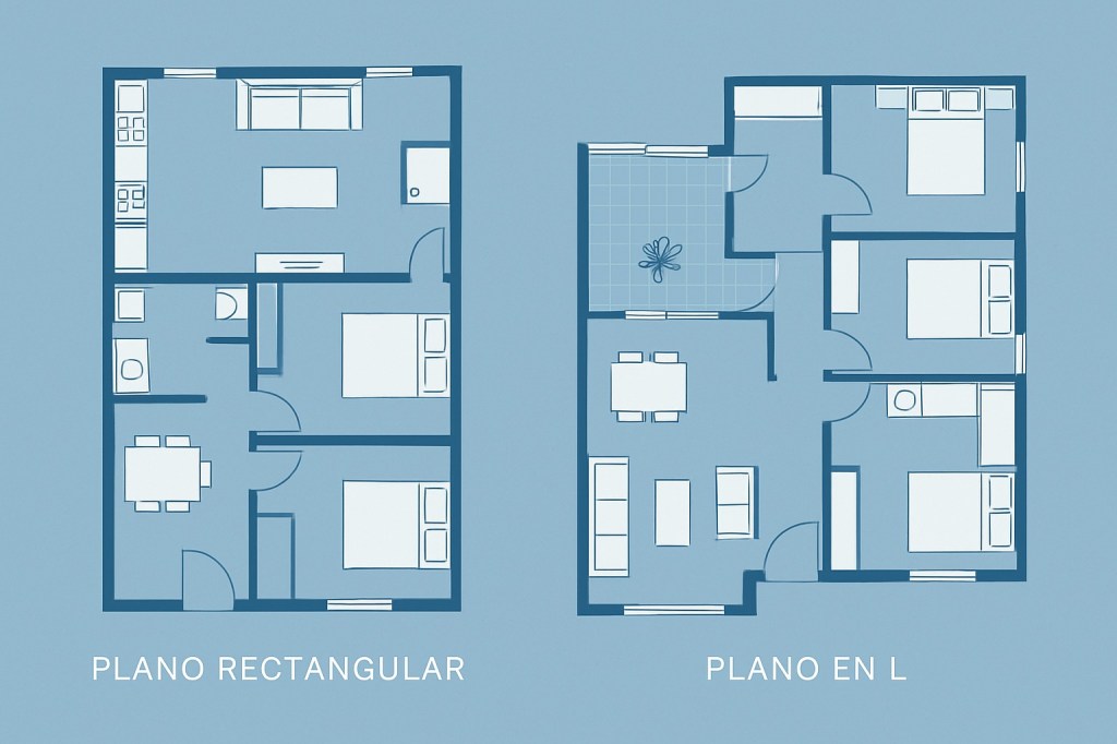 Diferencias entre Planos Rectangulares y en L: ¿Cuál te&nbsp;Conviene?